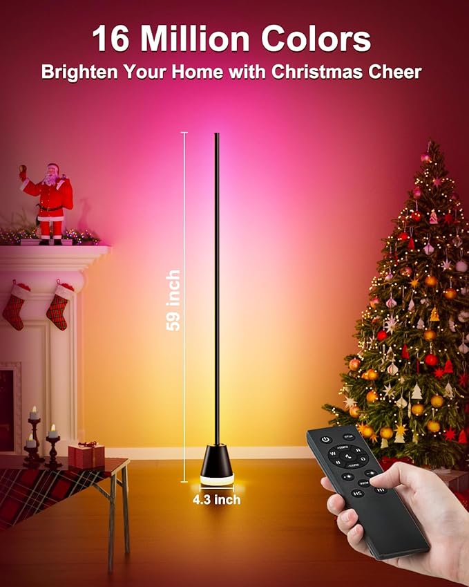 Kidswise Smart RGB LED Corner Floor Lamp
