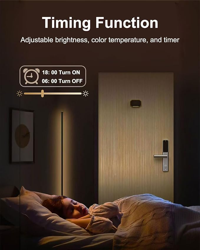 Kidswise Smart RGB LED Corner Floor Lamp