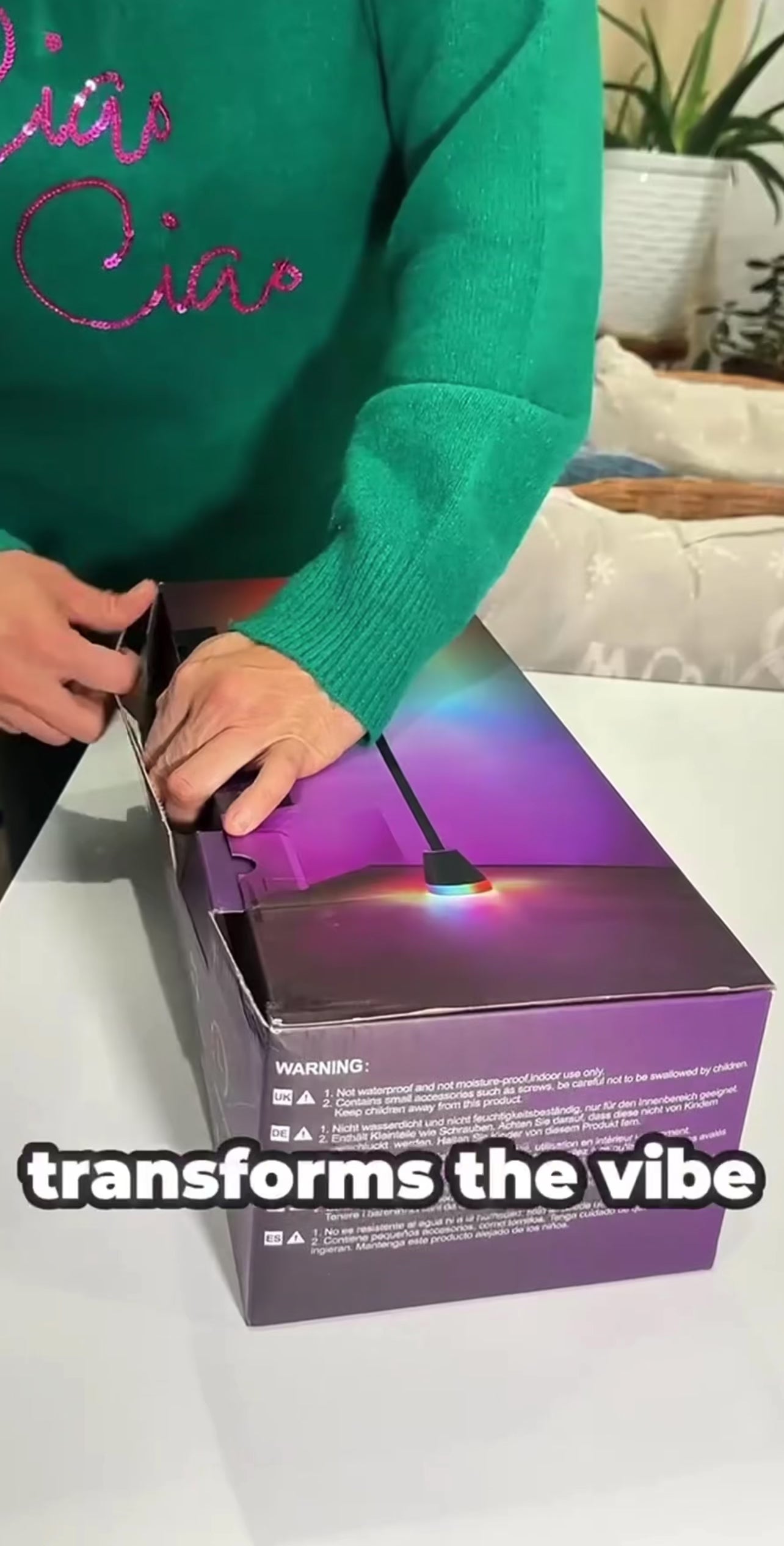 Kidswise Smart RGB LED Corner Floor Lamp